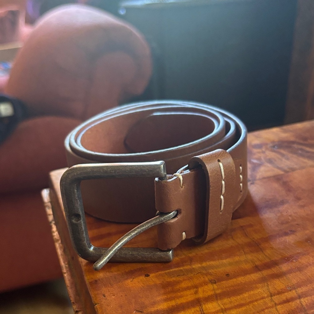 Brown Leather Belt